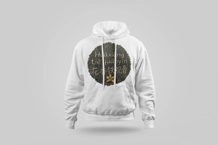 Hoodie — Floral Tie Guan Yin